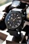 Men's Wristwatch |   Black Dial, 49mm Large Case, Multifunctional, Sports - 2