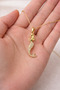 Stainless Steel Necklace with Mermaid Figure – Elegant and Stylish Design - 2