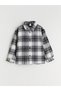 Sparkling Choices from Shining Store Long Sleeve Checkered Embroidered Boys' Shirt - 2