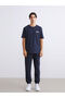 Esvab • Modern & Distinctive Zero Roba Collar Printed Combed Cotton Men's T-Shirt - 3