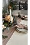 Pearl Velvet Textured Seamless Milk Brown Napkin 6 Pieces - 3
