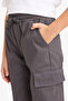 Cargo Jogger Gabardine Anthracite Boys' Trousers G6424A8/Ar126 - 4