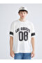 Esvab • Modern & Distinctive Zero Roba Collar Los Angeles Printed Combed Cotton Men's T-Shirt - 3