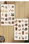 4-Pack Vintage Stickers D00010 - 2