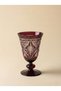 Crystal Cut Decorative Colored Cups Set of 6 |   Water & Soft Drink Glass / Goblet 280Cc - 7