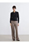 Lcw vision black polo collar women's knit sweater - 2
