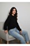 Casual Crew Neck Oversize Thick Knit Knitwear Standard Soft Sweater with Slits - 3