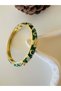 Special Series Green Enamel, Flower Patterned Clamp Acr8709 - 3