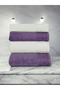 Bath Towel Set 100% Cotton 2 Pieces 50X90 cm and 2 Pieces 90X150 cm - 5