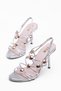 Silver Heeled Shoes High Heels Women's High Heel Evening Dress Thin Heel - 4