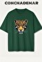 Tiger Printed Premium Oversize Cotton T-Shirt