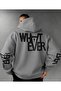 سويت شيرت WHATEVER للجنسين بغطاء للرأس - تصميم دافئ ومريح وعصري