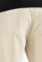 Men's Cream Jogger Sports Pants Double-Legged Sweatpants - 8