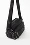 Women's 4-Compartment Water-Resistant Parachute Fabric Shoulder Bag with Side Zipper Detail (24X17 cm) - 6
