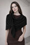 Women's Soft Mohair Yarn Triangle Stylish Trendy Hot Shawl - 2