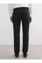 Black Standard Fit Gabardine Men's Chino Trousers (S6) - 4