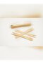 100 Pieces Wooden Cocktail Forks Disposable Birch Wood 8.5cm - 8