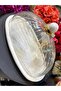 Esterhomedecor Oval Cake Pan with Marble Base and Glass Lid - 3