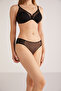 Women'S, Polyamide, Transparent Detailed Brazilian Panties (with Socks as a Gift)