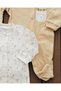 Baby Girl 0-3 / 3-6 Months Floral Printed Booties and 3-Piece Jumpsuit Set with Snap Buttons on the Bottom - 3