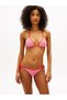 Women's Triangle Print Detailed Bikini Top