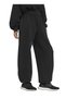 Jm1652 W All Szn Sl Pt Black Elastic Waist Loose Cut Straight Women's Sweatpants - 2