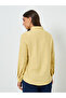 Women Yellow Textured Linen Long Sleeve Shirt - 6