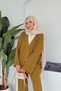 Eda İkili Knitwear Set Mustard - 3
