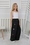 Wide Fit Elastic Waist Girls' Trousers – Washable Look - 3
