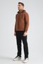 Brown Premium Winter Men's Tracksuit Set Regular Hooded - 2