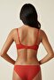 Pomegranate Blossom Young Girls Satin Detailed Padded Underwire Bra - Removable Straps Supported Everyday Bra - 6