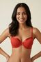 Pomegranate Blossom Young Girls Satin Detailed Padded Underwire Bra - Removable Straps Supported Everyday Bra - 4