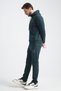 Dark Green Men's Tracksuit Set Seasonal Luxe Quality Cotton - 6