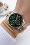 Steel Cord 2 Year Warranty 3 Atm Water Resistant Women Wristwatch+Bracelet Btj.1384.5