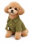 Small Breed 100% Cotton Muslin Khaki Dog Shirt Dog Apparel (1-10kg) - 6