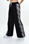 Girl's Comfortable and Stylish Side Patterned Jogger Pants Pants - G192451 - Black - 4