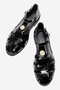 Belivya Women's Genuine Leather Sandals Black - 4