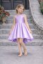 Girls' Evening Gown – Short Asymmetrical Cut, Graduation & Wedding Dress