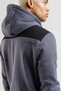 Engineered Zr Fleece I Men's Full-Length Zip-Up and Hooded Tracksuit Set Titanium - 4