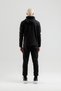 Engineered Zr Fleece I Men's Full-Length Zip-Up and Hooded Tracksuit Set Black - 7