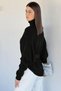 Fisherman Neck Asymmetric Detail Knitwear Sweater - 2