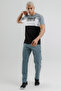 Fleece Men's Woolen and Straight-Leg Sweatpants Khaki - 6
