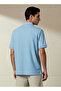 Men Regular Fit Collared Neck Short Sleeve Ribbed Polo T-shirt - 3