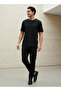 Men Regular Fit Crew Neck Short Sleeve Ribbed T-shirt - 2
