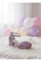 Purple Camkiriği Heelled Evening Shoes - 4