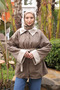 Mink Belted Short Trench Coat - 2
