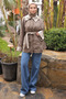 Mink Belted Short Trench Coat - 3