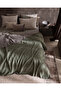 Caureo Double Jacquard Cotton Blanket - Khaki/Mink - 4