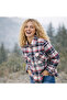 Women's Oversize Thick Flannel Plaid Lumberjack Shirt - 4