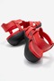 Mintha Genuine Leather Women's Sandals Red - 6